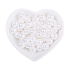 Eco-Friendly Plastic Imitation Pearl Beads MACR-OC0001-03-4