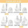 48pcs 4 style Plastic Twist Bottle Cap FIND-BC0004-01-2
