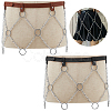 2Pcs 2 Colors Imitation Leather Chain Belt AJEW-WR0002-06-1