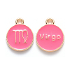 Alloy Enamel Pendants ENAM-S124-01A-03B-1