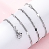Brass Curb Chains Necklaces for Women NJEW-D302-07P-5