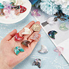 Olycraft 24Pcs 12 Colors Grandient Color Resin Pendants RESI-OC0001-55-3