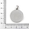 304 Stainless Steel Pendants STAS-C131-04P-4