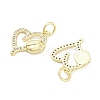 Brass Micro Pave Cubic Zirconia Pendants KK-H527-02C-G-2