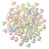 150Pcs 5 Colors Transparent Acrylic Beads X1-TACR-LS0001-09-2