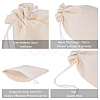 Burlap Packing Pouches Drawstring Bags ABAG-BC0001-07A-18x13-3