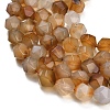 Natural Agate(Dyed & Heated) Beads Strands G-K425-B13-01-3