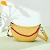 2Pcs 2 Colors Resin Imitation Gemstone Curb Chain Bag Straps FIND-WR0008-61-5