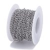 Tarnish Resistant 304 Stainless Steel Twisted Chains CHS-A003K-0.6mm-5