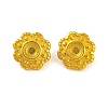 Brass Bead Caps Cabochon Settings KK-G502-15C-G-1