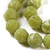 Natural Olive Jade Beads Strands G-NH0021-A17-01-4