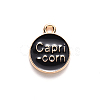 Alloy Enamel Pendants X-ENAM-S124-01A-08E-3