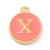 Golden Plated Alloy Enamel Charms X-ENAM-Q437-11X-1
