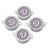 Alloy Enamel Links Connectors ENAM-TAC0003-01S-01D-1