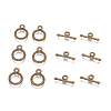 Alloy Toggle Clasps TIBE-G015-07AB-NF-1