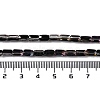 Electroplate Glass Beads Strands GLAA-Q101-02A-HP04-4