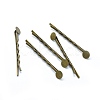 Iron Hair Bobby Pin Findings IFIN-L032-06AB-NF-1