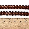 Transparent Glass Beads Strands GLAA-Q114-01A-A15-4