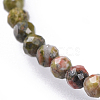 Natural Unakite Beaded Necklaces NJEW-JN02492-05-2