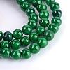 Natural Dyed Yellow Jade Gemstone Bead Strands G-R271-10mm-Y14-2