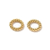 304 Stainless Steel Twisted Ring Linking Rings STAS-L300-005B-G-1