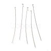 Brass Flat Head Pins KK-H502-01G-S-1