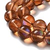 Synthetic Moonstone Beads Strands G-P528-J03-02-3