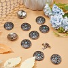 10 Sets Zinc Alloy Decorative Rivets BUTT-GF0001-20-4