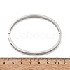 304 Stainless Steel Rhinestone Bangles for Women BJEW-Z092-05P-6