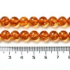 Resin Imitation Amber Beads Strands RESI-Z017-01B-4