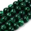 Synthetic Malachite Bead Strands X-G-Q462-57-8mm-1