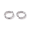 Tarnish Resistant 304 Stainless Steel Open Jump Rings STAS-F191-12P-B-3