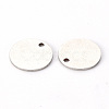 Non-Tarnish 201 Stainless Steel Stamping Blank Tag Pendants X-STAS-T058-12mm-P-3