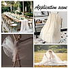 Polyester with Plastic Pearl Fabric AJEW-WH20006-271-4