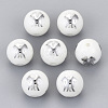 Electroplate Glass Beads EGLA-S178-11D-01-1