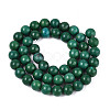 Synthetic Turquoise Round Beads Strands TURQ-T004-14A-2