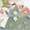 10Pcs Brass Hoop Earring Finding for Women DIY-AR0004-45-3