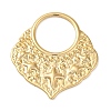 Brass Pendants X-KK-O100-04G-1