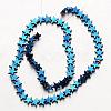 Electroplate Non-magnetic Synthetic Hematite Bead Strands G-F300-24C-05-2
