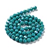 Opaque Glass Beads Strands EGLA-A035-P8mm-L12-2