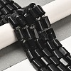 Natural Black Tourmaline Beads Strands G-N327-06-14A-2
