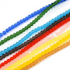 Transparent Glass Beads Strands GLAA-T032-T4mm-MD-3