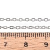 Tarnish Resistant 304 Stainless Steel Cable Chains X-CHS-R002-0.4mm-2