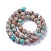 Natural Imperial Jasper Beads Strands G-I122-8mm-12-4