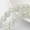 Crackle Glass Beads Strands X-CCG-Q001-10mm-01-1