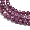 Natural Garnet Beads Strands G-O186-D01-1