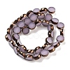Imitation Jade Glass Beads Strands GLAA-H032-03-01-2