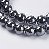 Non-Magnetic Synthetic Hematite Beads Strands G-H1071-1-3
