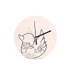 Children's Creative DIY Coloring Teaching Clock PW-WG18118-04-1