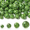 40Pcs 4 Styles Opaque Acrylic Beads OACR-CJ0002-79-1